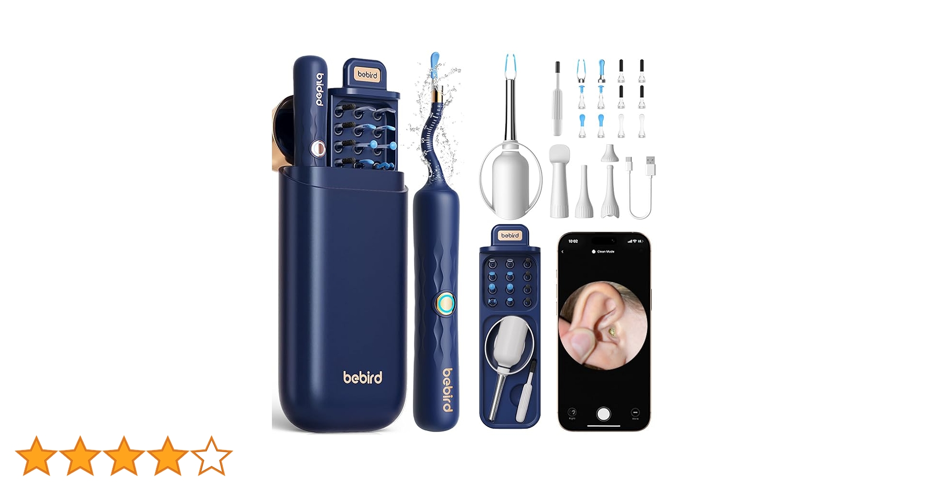 BEBIRD 耳かき カメラ付き 2025新機能新登場＆1000万画質 IP67 楽天市場】＼20％OFF配布中／【2025新機能登場◇1000万画質